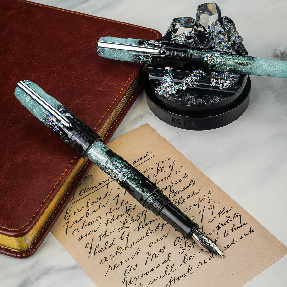 BENU Talisman Collection Fountain Pen - Edelweiss