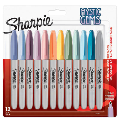 Sharpie Permanent Markers Special Edition Mystic Gems - Pack of 12