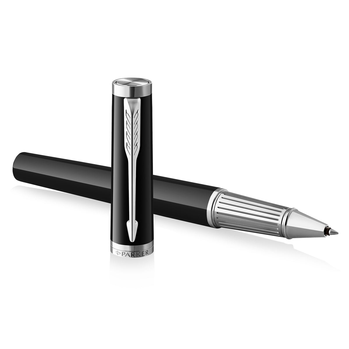 Parker Ingenuity Black Chrome Trim Rollerball Pen Executive Pens Direct