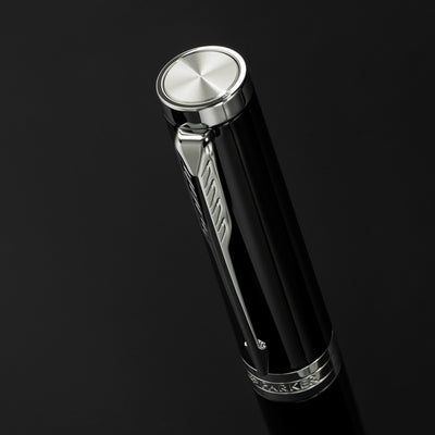 Parker Ingenuity Black Chrome Trim Rollerball Pen
