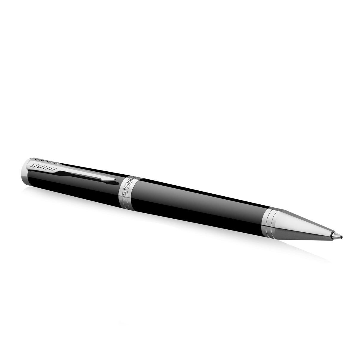 Parker Ingenuity Black Chrome Trim Ballpoint Pen Executive Pens Direct