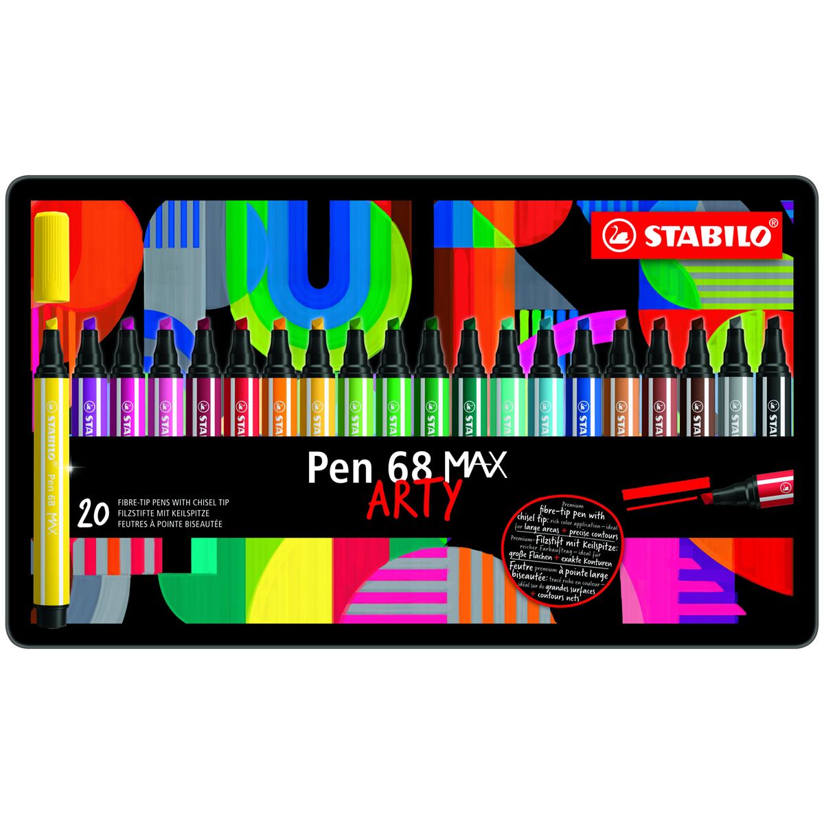 stabilo-pen-68-max-arty-fibre-tip-pens-pack-of-12-executive-pens-direct