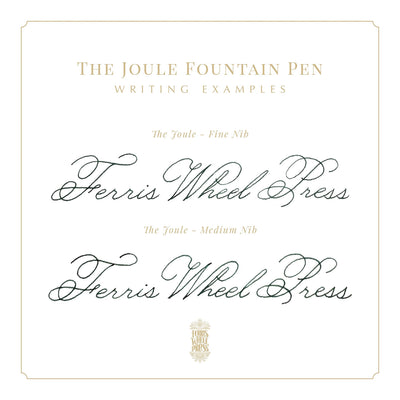 Ferris Wheel Press - The Joule Fountain Pen - Chantilly Lacewood