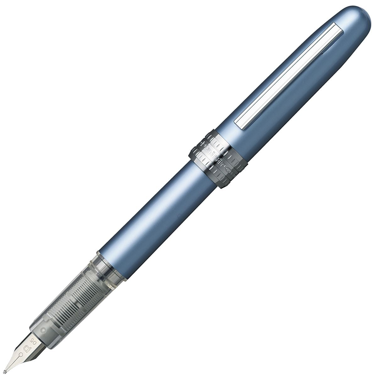 Platinum Plaisir Fountain Pen Frosty Blue Executive Pens Direct