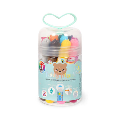 Legami Teddy Friends Markers - Set of 12