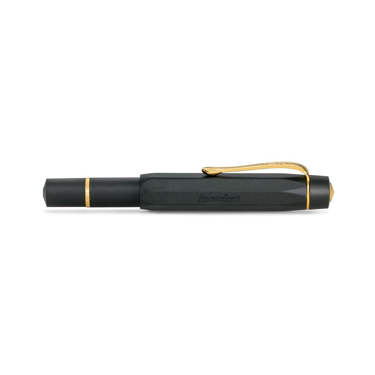 Kaweco AL Sport Piston Filler Fountain Pen in Black Aluminium