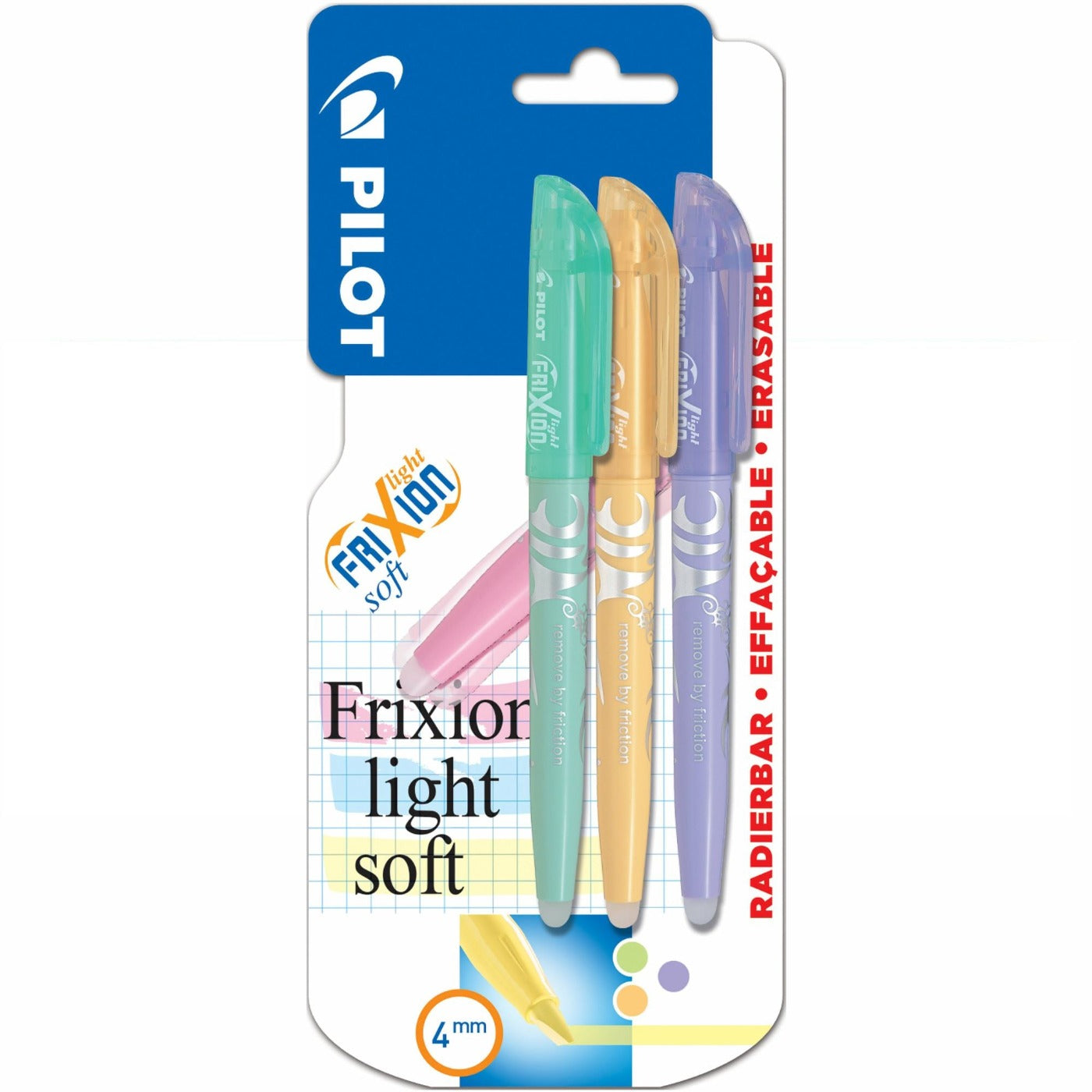 FriXion Soft Pastel Erasable Highlighter Set