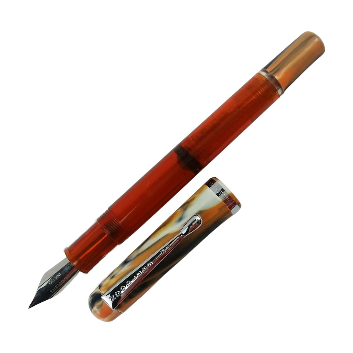 Noodler's Konrad Flexi Nib Fountain Pen Tiger Tortoise