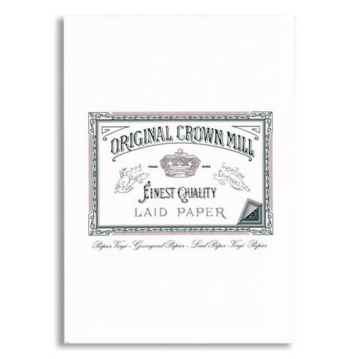 Original Crown Mill Classic Laid Writing Paper - A5 Pink