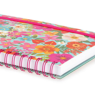 Legami Flowers Large Spiral Notebook - Lined