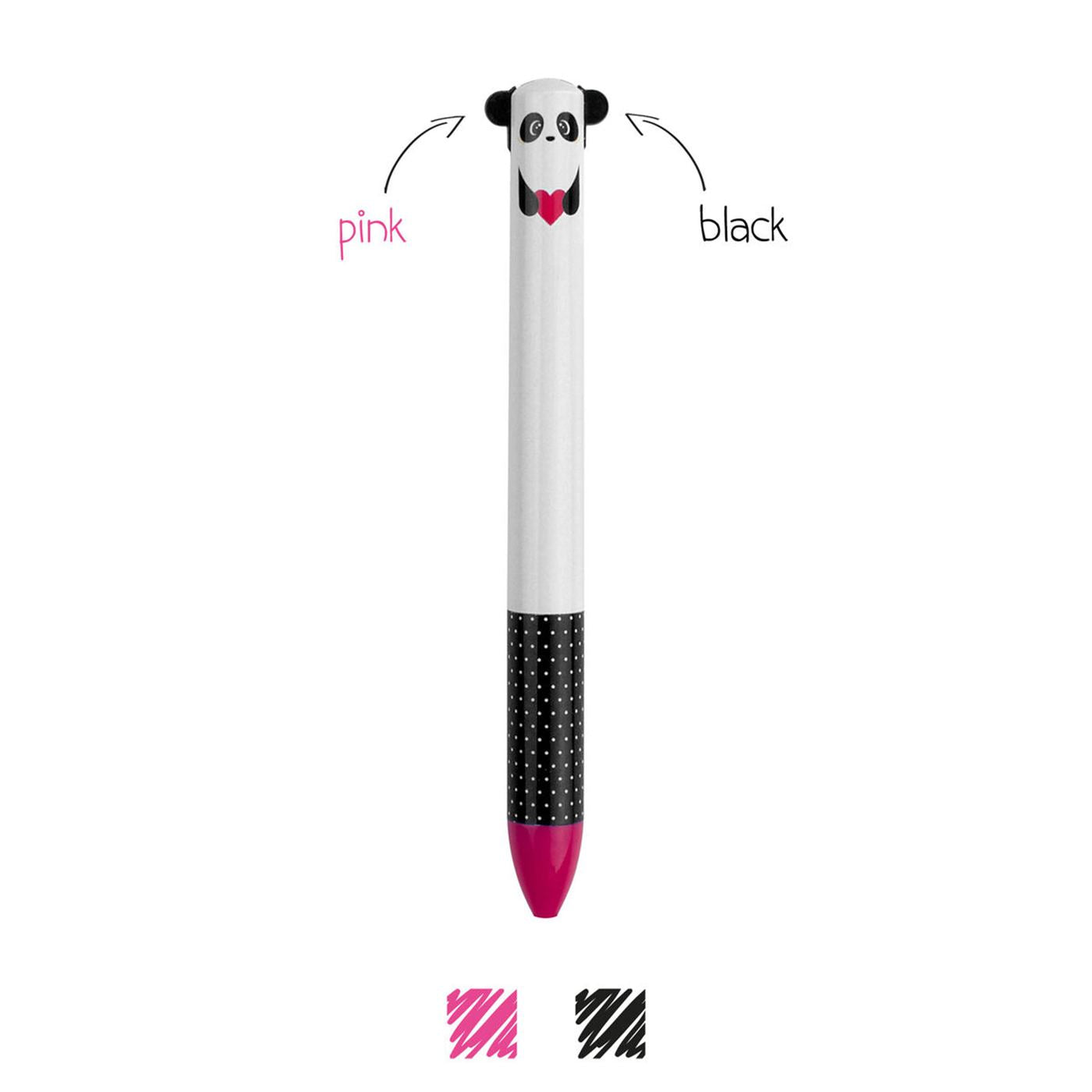 Two Colour Ballpoint Legami Pen - Panda