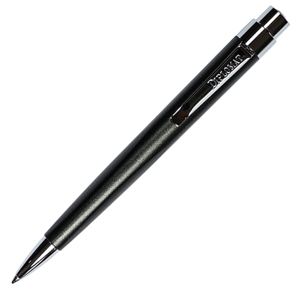 Diplomat Magnum Crow Black Ballpoint Pen