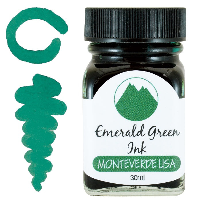 Monteverde Bottled Fountain Pen Ink 30 ml - Emerald Green