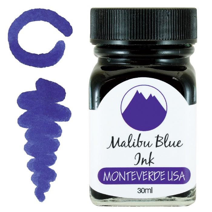 Monteverde Bottled Fountain Pen Ink 30 ml - Malibu Blue