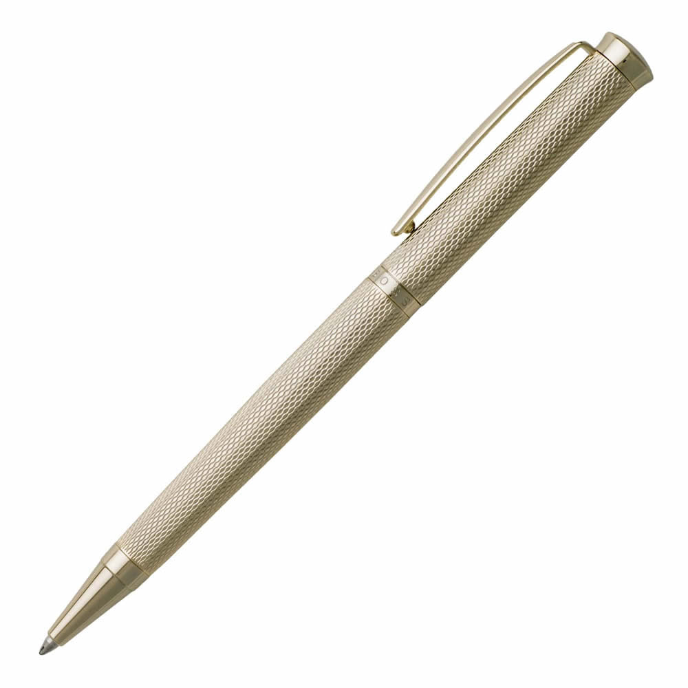 Hugo Boss Sophisticated Gold Diamond Ballpoint Pen