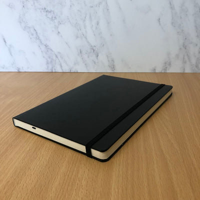 Printed Duro A5 Notebook in Black - Company, Corporate Notebooks