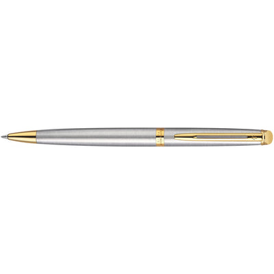 Waterman Hemisphere Ballpoint Pen - Stainless Steel Gold Trim