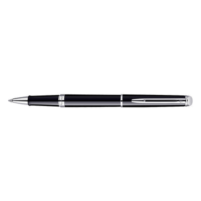 Waterman Hemisphere Rollerball Pen - Shiny Black with Chrome Trim