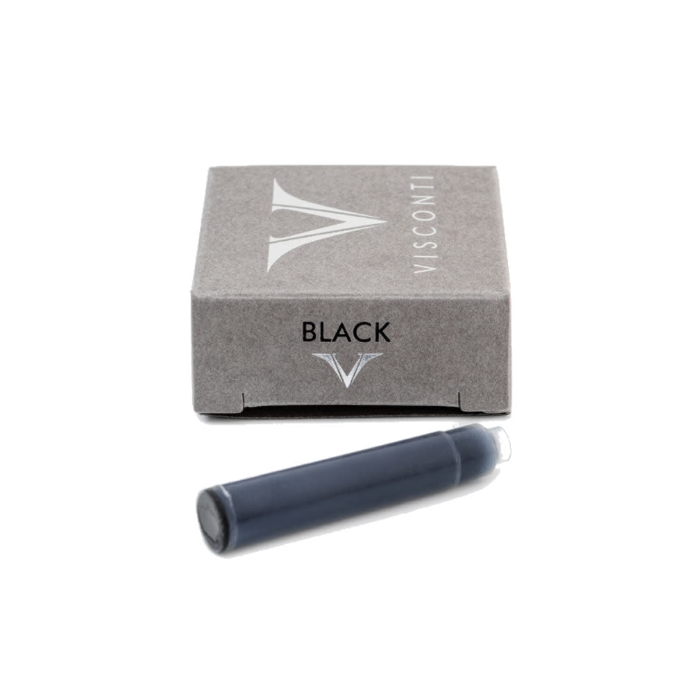 Visconti Black Ink Cartridges - 10 Pack