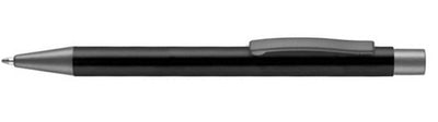 Black Ergo Metal Ballpoint Pen