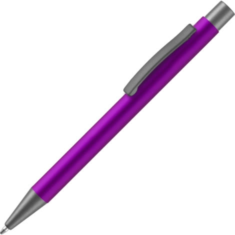 Purple Ergo Metal Ballpoint Pen