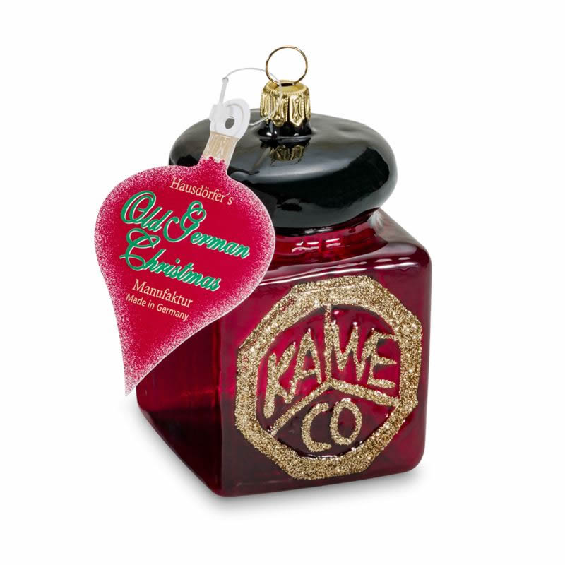 Kaweco Glass Ink Bottle Bordeaux Christmas Decoration