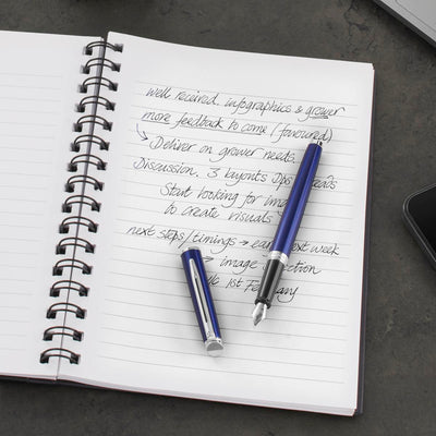 Pack of 6 Short International Waterman Fountain Pen Cartridges - Black