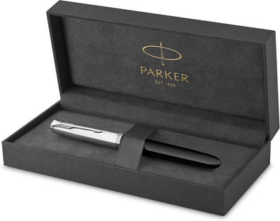 Parker 51 Core Black with Chrome Trim Fountain Pen