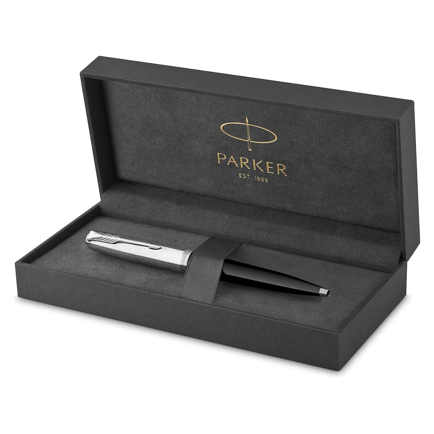 Parker 51 Black with Chrome Trim Ballpoint Pen