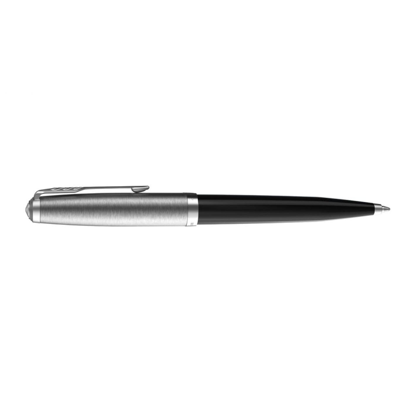 Parker 51 Black with Chrome Trim Ballpoint Pen