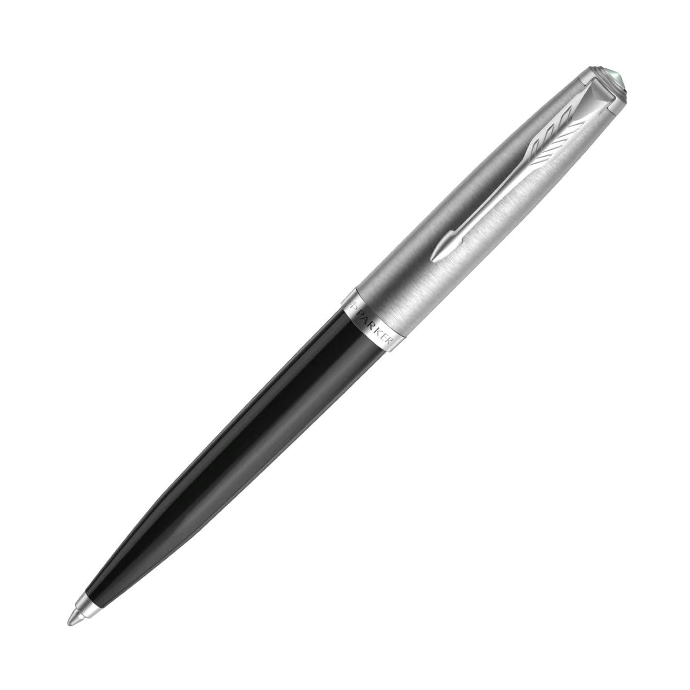 Parker 51 Black with Chrome Trim Ballpoint Pen