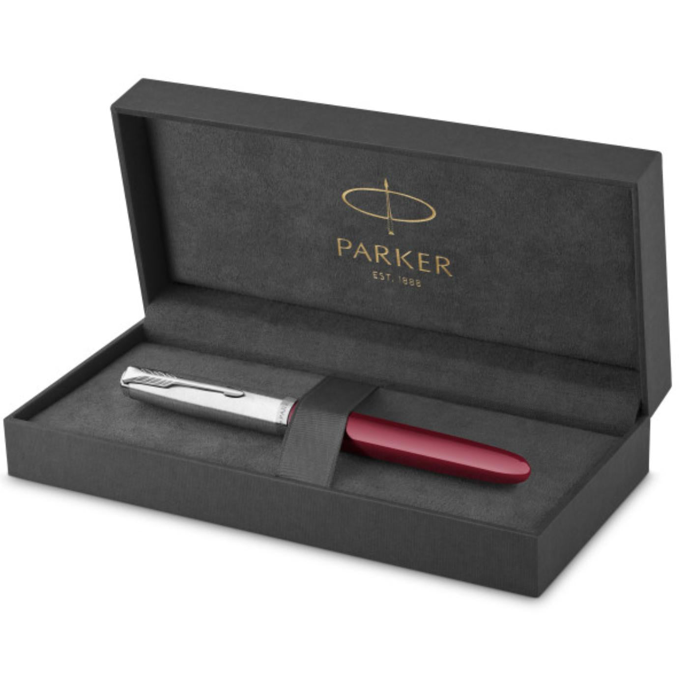 Parker 51 Burgundy with Chrome Trim Fountain Pen