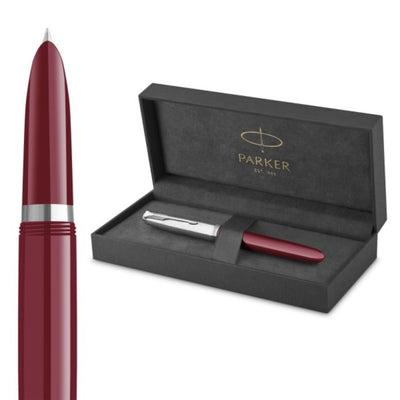 Parker 51 Burgundy with Chrome Trim Fountain Pen