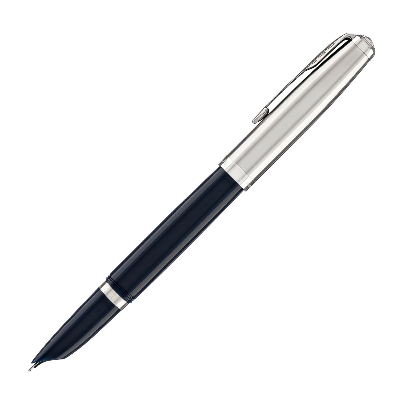 Parker 51 Midnight Blue with Chrome Trim Fountain Pen