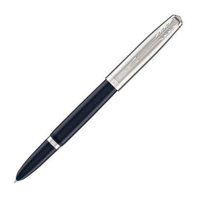 Parker 51 Midnight Blue with Chrome Trim Fountain Pen