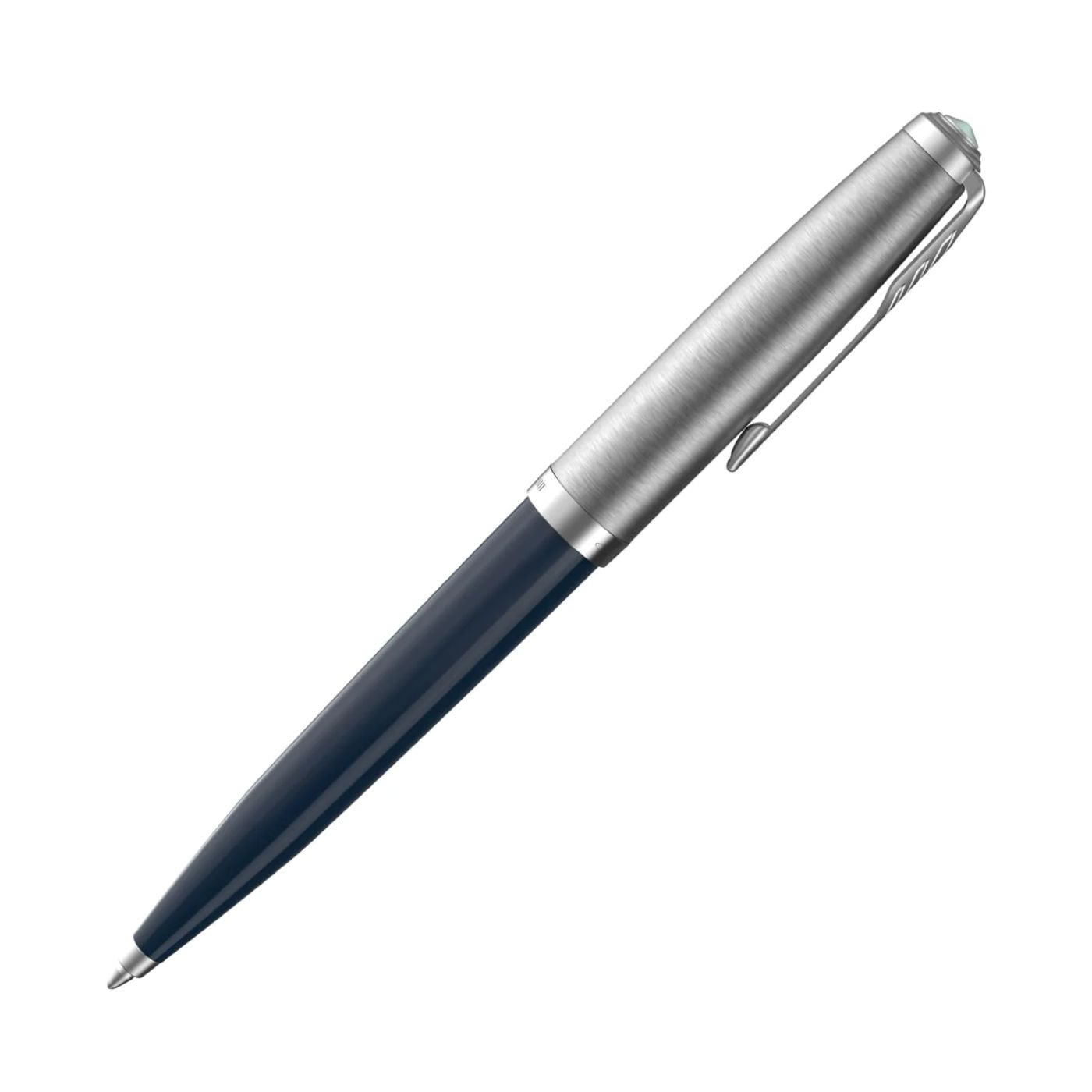 Parker 51 Midnight Blue with Chrome Trim Ballpoint Pen