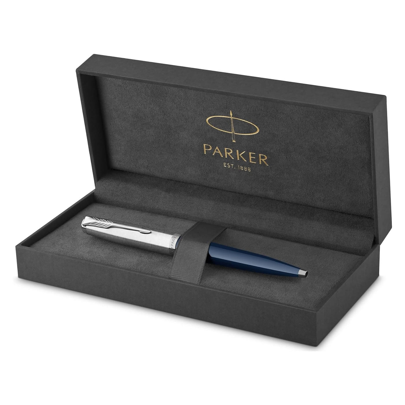 Parker 51 Midnight Blue with Chrome Trim Ballpoint Pen