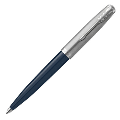 Parker 51 Midnight Blue with Chrome Trim Ballpoint Pen
