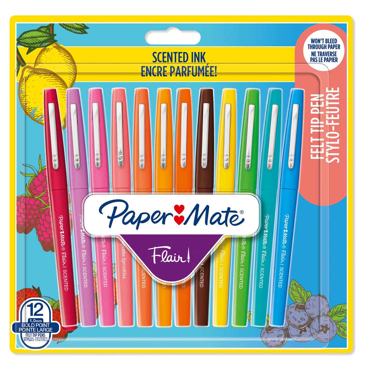 Paper Mate Flair Scented Felt Tip Pens - Pack of 12