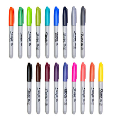 Sharpie Permanent Markers Special Edition Wolf Pack - Box of 26