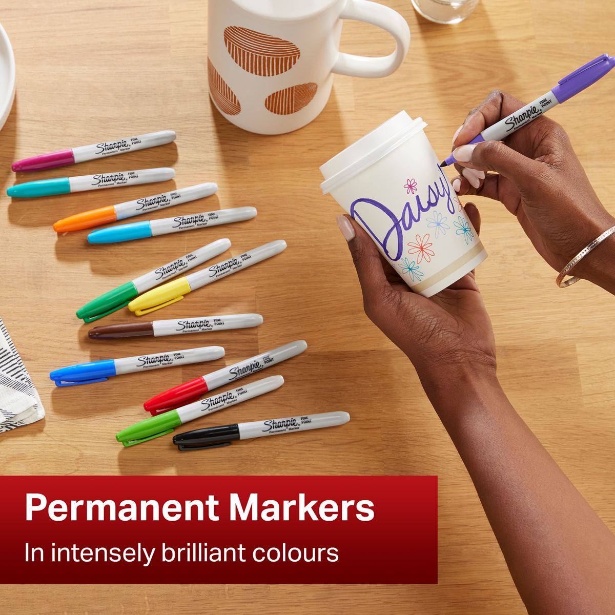 Sharpie Permanent Markers Flamingo Assorted Colours - Pack of 24