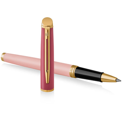 Waterman Hemisphere Pink Gold Trim Rollerball Pen