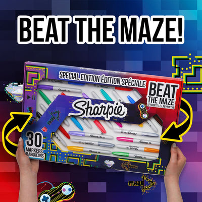 Sharpie Permanent Markers Special Edition Beat the Maze - Pack of 30