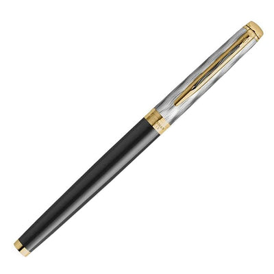Waterman Hemisphere Deluxe Black With Gold Trim Fountain Pen - Special Edition