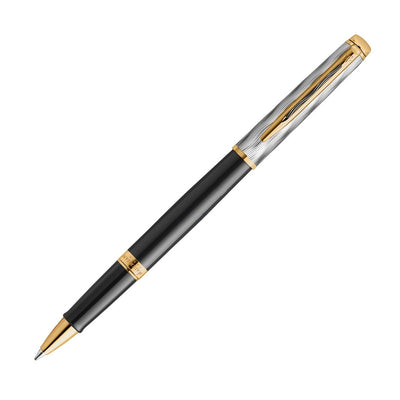 Waterman Hemisphere Deluxe Black With Gold Trim Rollerball Pen - Special Edition