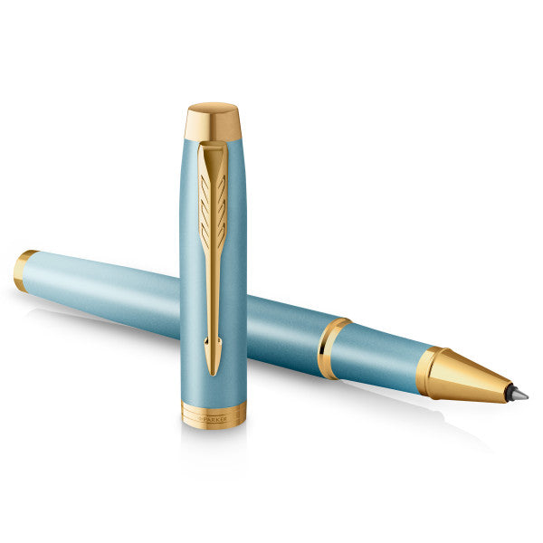 Parker IM Rituals Turquoise Green With Gold Trim Rollerball Pen