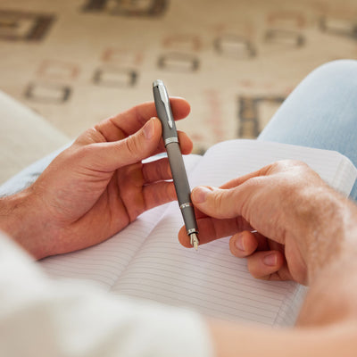 Parker IM Rituals Grey With Chrome Trim Fountain Pen