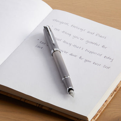 Parker IM Rituals Grey With Chrome Trim Fountain Pen