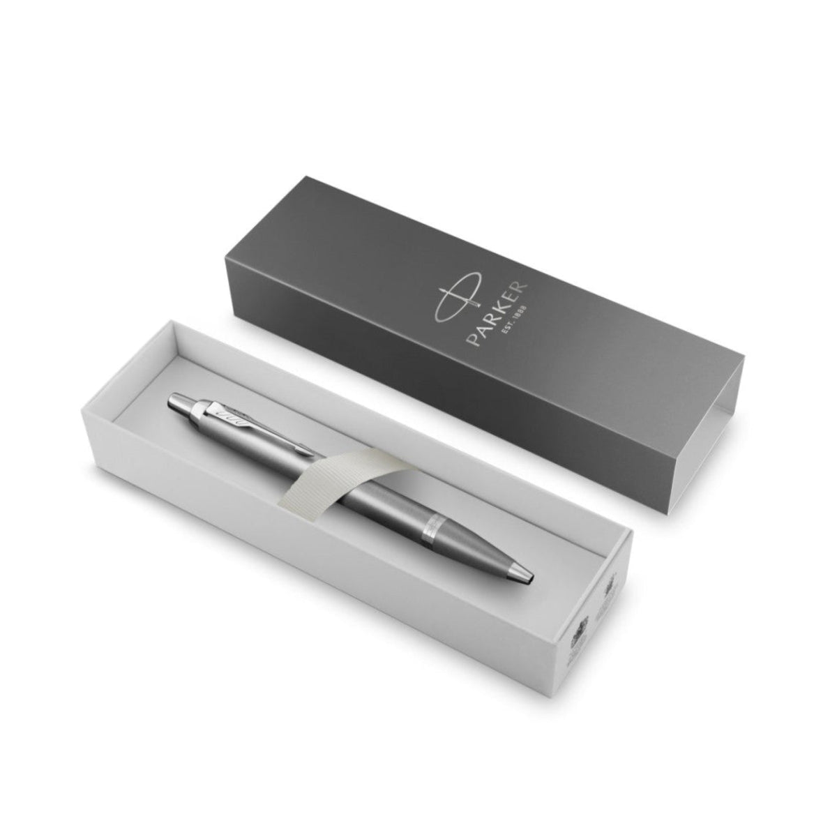 Parker IM Rituals Grey With Chrome Trim Ballpoint Pen