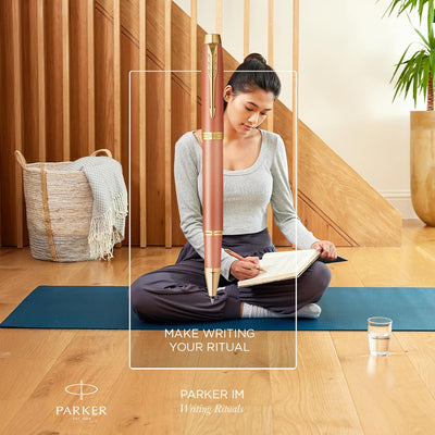 Parker IM Rituals Orange With Gold Trim Rollerball Pen